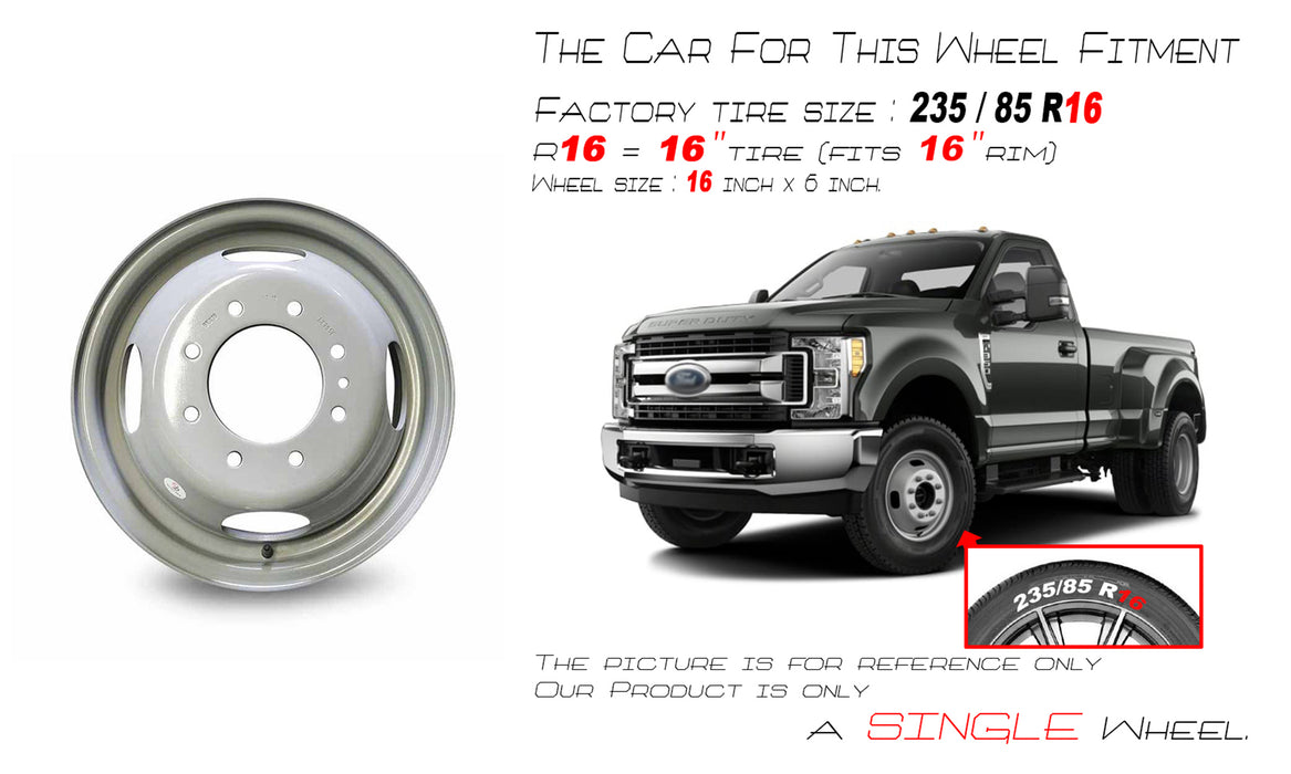 16” NEW REPLACEMENT STEEL WHEEL RIM FOR 1999-2004 FORD F350 OEM Quality SUPER DUTY