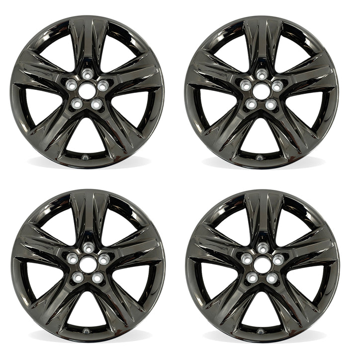 SET OF 4 NEW 19" Dark Chrome Wheels for 2017-2019 Toyota Highlander OEM Style Factory Alloy Rim