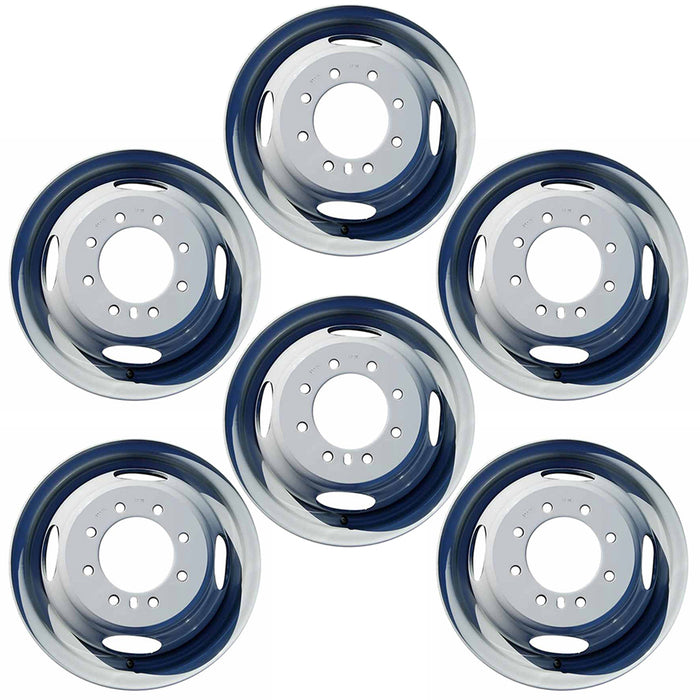 Set of 6 Brand New 16" 16x6 Steel Dually Wheel for 1985-1997 FORD F350 DRW OEM Quality Replacement Rim