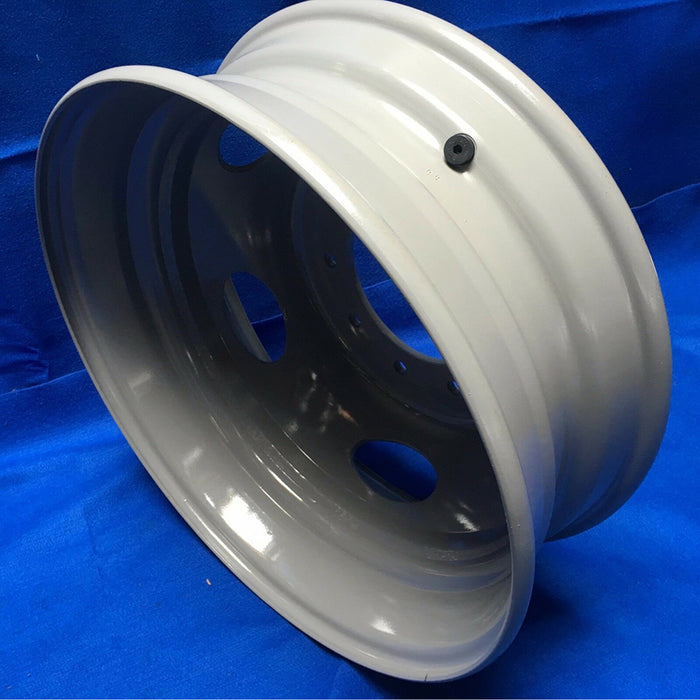Brand New Single 19.5" 19.5x6 10 Lug Steel Wheel for Dodge RAM 4500 5500 2008-2025 Super Duty Dually Gray OEM Quality Replacement Rim