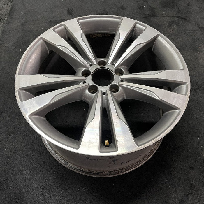 19" MERCEDES S-CLASS 14 222 Type; S550 19x9.5 10 spoke wide spokes Original OEM Wheel Rim