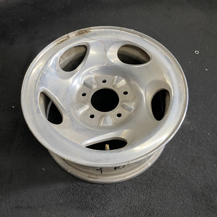 16" FORD F150 PICKUP 00 14mm lug 16mm hole 16x7 aluminum 5 swirl spokes Original OEM Wheel Rim