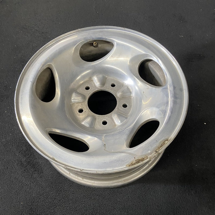 16" FORD F150 PICKUP 00 14mm lug 16mm hole 16x7 aluminum 5 swirl spokes Original OEM Wheel Rim