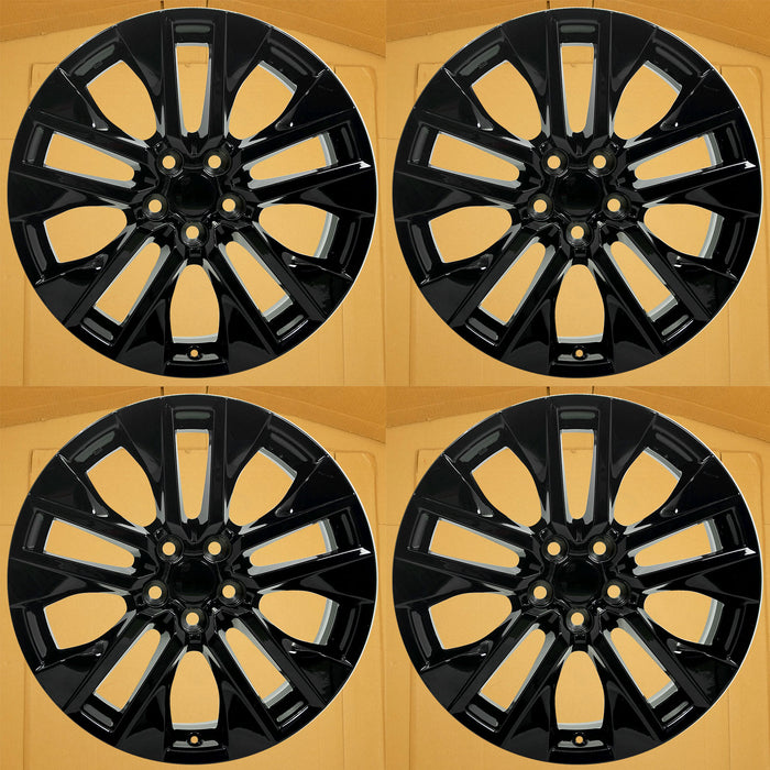 For Toyota RAV 4 OEM Design Wheel 19" 2019-2023 19x7.5 GLOSS BLACK Set of 4 Replacement Rim