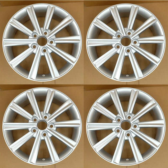 17" SET OF 4 17x7 SILVER Wheels For 2012-2014 TOYOTA CAMRY OEM Quality Replacement Rim