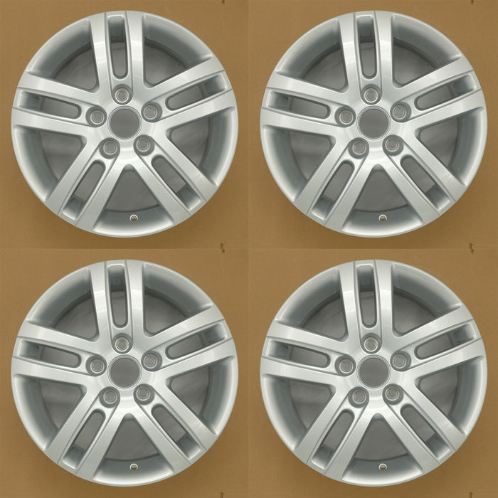 For Volkswagen Jetta OEM Design Wheel 16" 16x6.5 2005-2018 Silver Set of 4 Replacement Rim