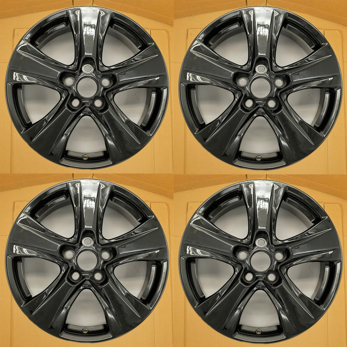 For Toyota RAV4 OEM Design Wheel 17” 17x7 2019-2024 GLOSS BLACK Set of 4 Replacement Rim