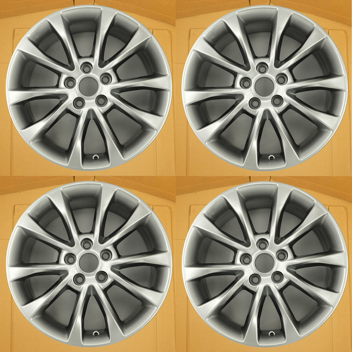 For Ford Fusion OEM Design Wheel 17" 17x7.5 2017-2018 Hyper Silver Set of 4 Replacement Rim