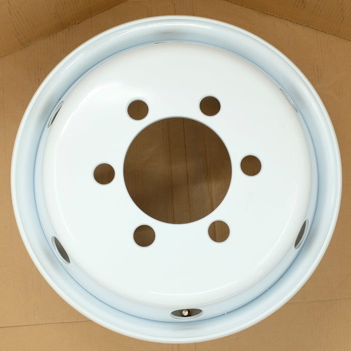 For ISUZU NPR NPR-HD NQR NRR OEM Design Wheel 1995-2025 19.5" 19.5x6 White Steel Set of 6 Replacement Rim 8980939730