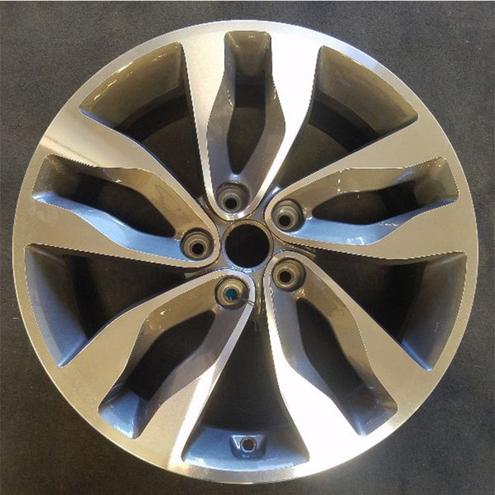 18" Set of 4 New 18x7.5 Alloy Wheels for Kia Optima 2014-2015 Machined GREY OEM Quality Replacement Rim