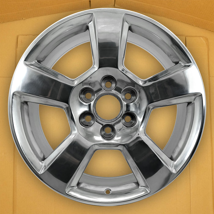 For Chevy Silverado 1500 Suburban Tahoe OEM Design Wheel 20" 20x9 2014-2020 Polished Single Replacement Rim