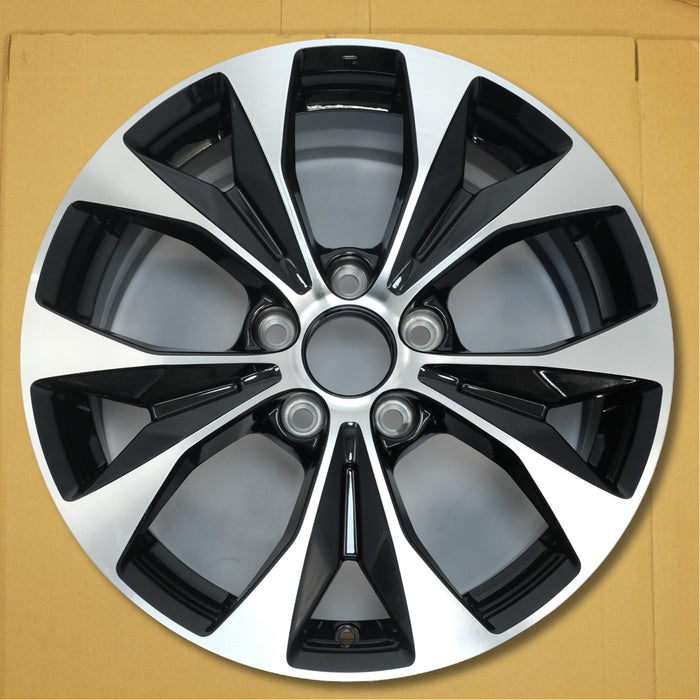 For Honda Civic OEM Design Wheel 17" 17x7 2012-2014 Machined Black Single Replacement Rim 42700TR4A81