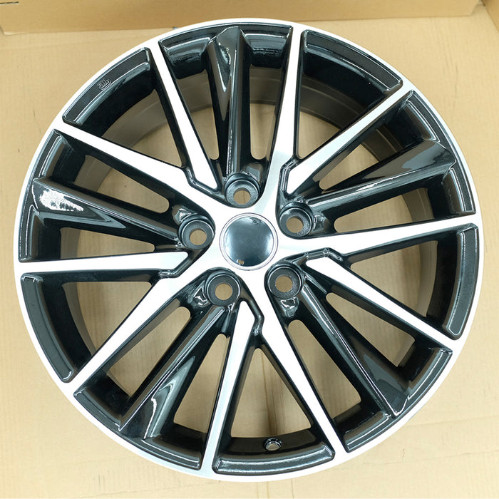 18" NEW Single 18x8 Machined Black Wheel For 2021 2022 TOYOTA CAMRY OEM Quality Replacement Rim