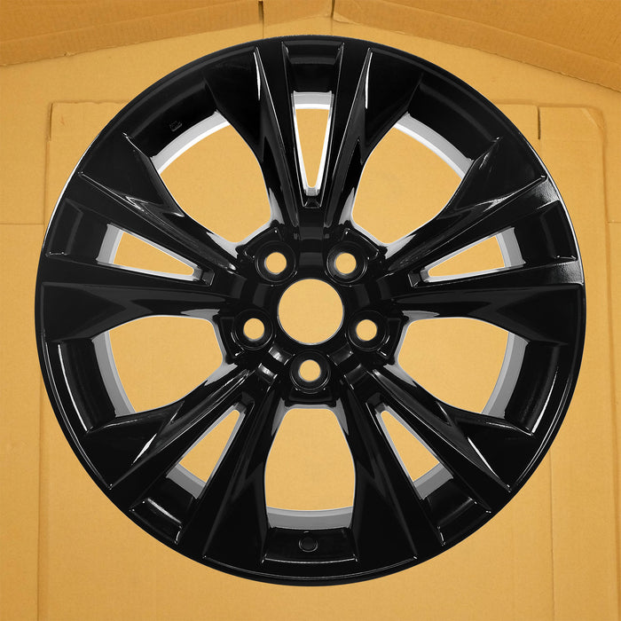 For Toyota Hinghlander OEM Design Wheel 18" 18x7.5 2014-2019 Gloss Black Set of 4 Replacement Rim