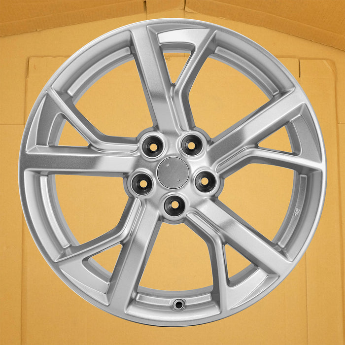 New Single 19" 19x8 Hyper Silver Alloy Wheel For 2012 2013 2014 Nissan Maxima OEM Design Replacement Rim