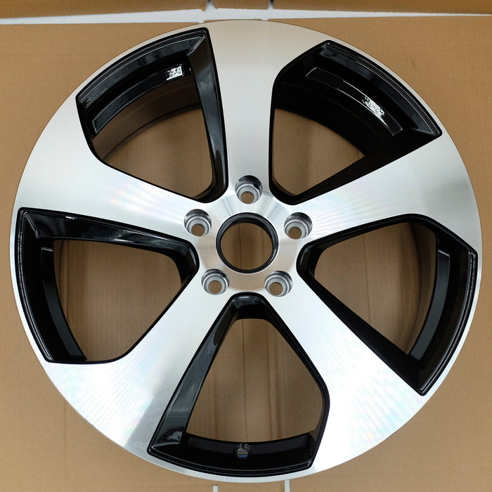 For VOLKSWAGEN GOLF GTI Brand New Set of 4 18x7.5 Alloy Wheel 2014-2020 Machined Black OEM Design Wheel 18” Replacement Rim