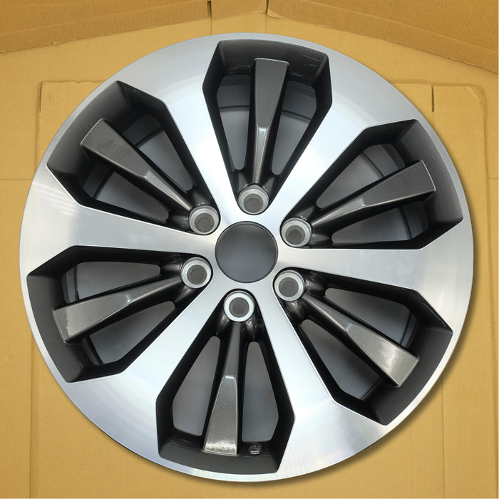 For Ford F150 Pickup OEM Design Wheel 20" 2015-2020 Machined Charcoal Set of 2 Replacement Rim HL341007JA