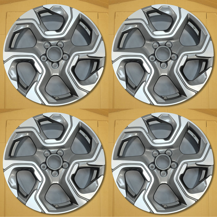 For Honda CR-V OEM Design Wheel 18" 18x7.5 2017-2019 Machined Grey Set of 4 Replacement Rim 42700TLAL878 42700TLAL88