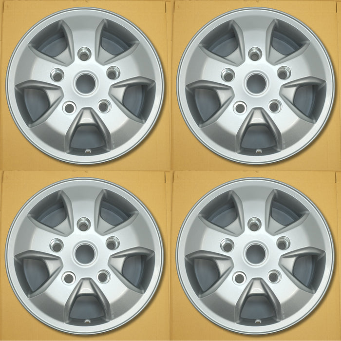 For Ford Transit 150 250 350 OEM Design Wheel 16" 2017-2021 16x6.5 Silver Set of 4 Replacement Rim HK411007AA