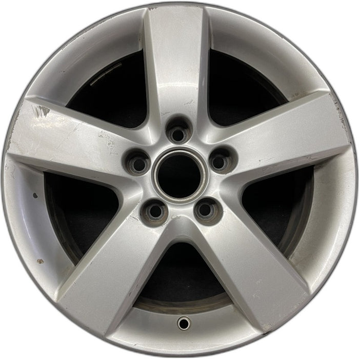 16" JETTA 08-09 VIN K 8th digit 5x112mm 16x6.5 alloy 5 spoke Original OEM Wheel Rim