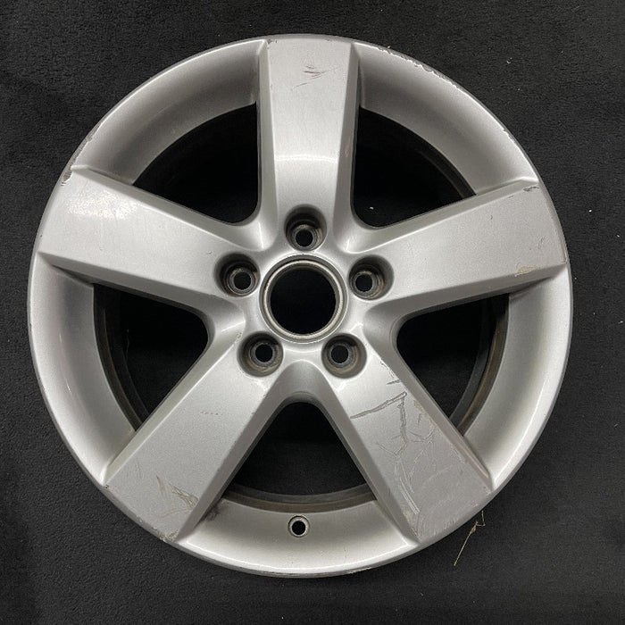 16" JETTA 08-09 VIN K 8th digit 5x112mm 16x6.5 alloy 5 spoke Original OEM Wheel Rim