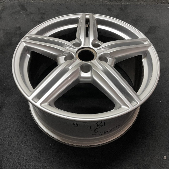 19" PORSCHE CAYENNE 11-16 19x8.5 alloy 5 double spoke Cayenne Design II opt IF09 Original OEM Wheel Rim