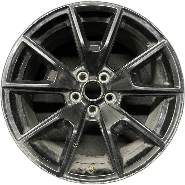 19" MUSTANG 17 19x8.5 aluminum 5 spoke  Y spoke black Original OEM Wheel Rim