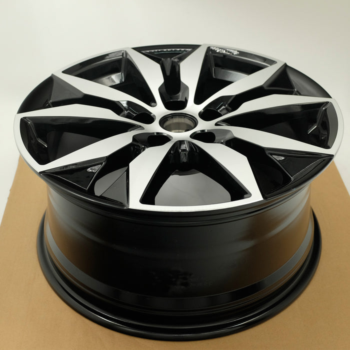 For Chevrolet Malibu OEM Design Wheel 18" 18x8.5 2016-2024 Machined Black Single Replacement Rim