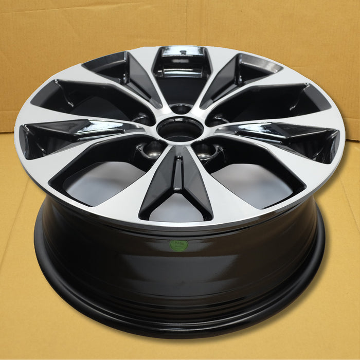 For Honda Civic OEM Design Wheel 17" 17x7 2012-2014 Machined Black Single Replacement Rim 42700TR4A81