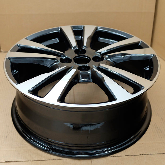 17” SET OF 4 17x6.5 MACHINED BLACK Wheels for NISSAN KICKS 2018-2020 OEM Design Replacement Rim