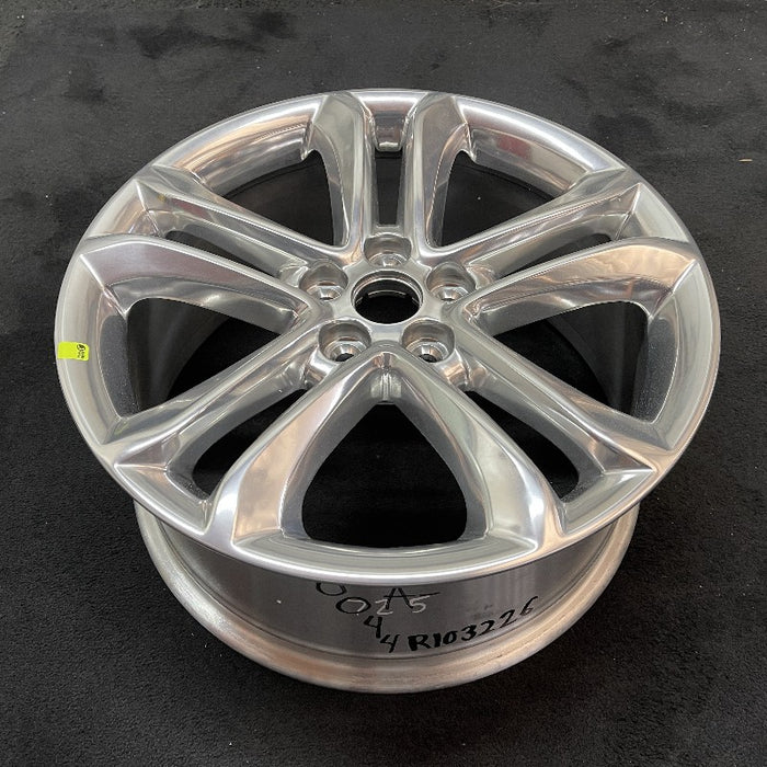 18" EDGE 15-18 18x8 aluminum TPMS 10 spoke 5 split spoke polished Original OEM Wheel Rim