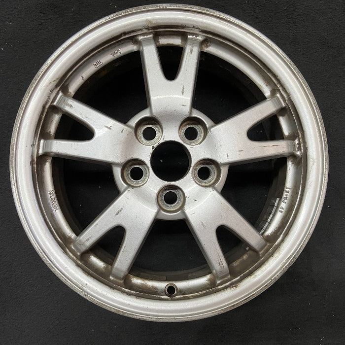 15" PRIUS 10-11 15x6 alloy 5 split spoke silver Original OEM Wheel Rim