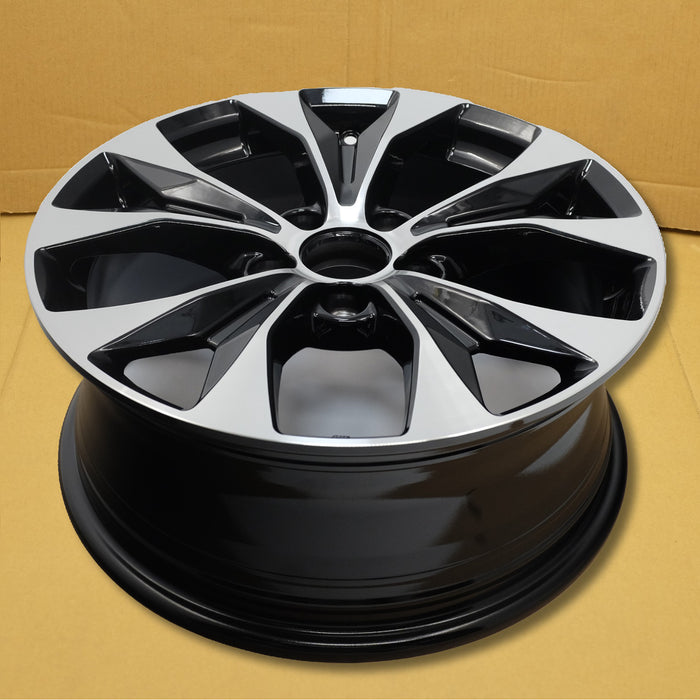 For Honda Civic OEM Design Wheel 17" 17x7 2012-2014 Machined Black Set of 4 Replacement Rim 42700TR4A81