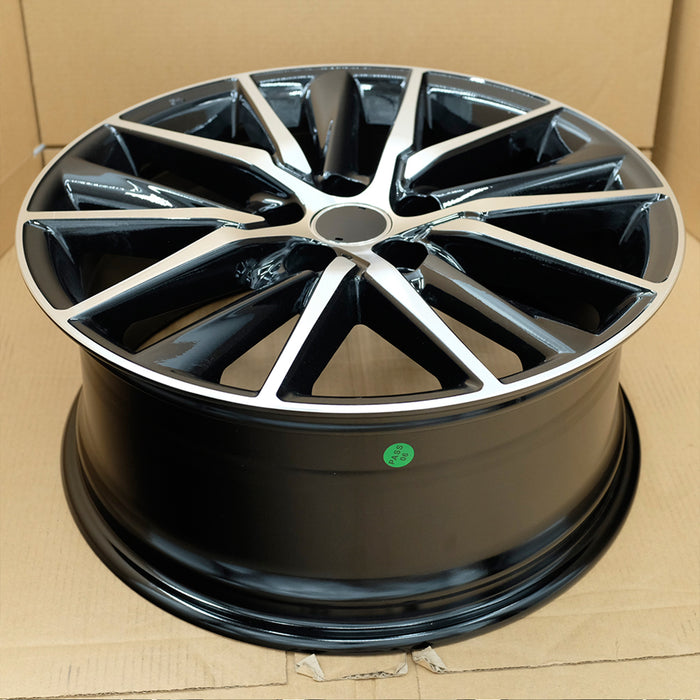 18" NEW Single 18x8 Machined Black Wheel For 2021 2022 TOYOTA CAMRY OEM Quality Replacement Rim