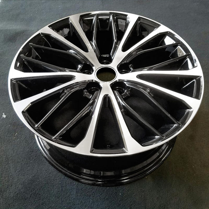 18" 18x8 Set of 4 New Machined Black Alloy Wheels For 2018-2022 Toyota Camry OEM Quality Replacement Rim