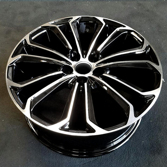 Brand New Single 17" 17X7 Alloy Wheel For 2014 2015 2016 Toyota Corolla Machined Black OEM Quality Replacement Rim