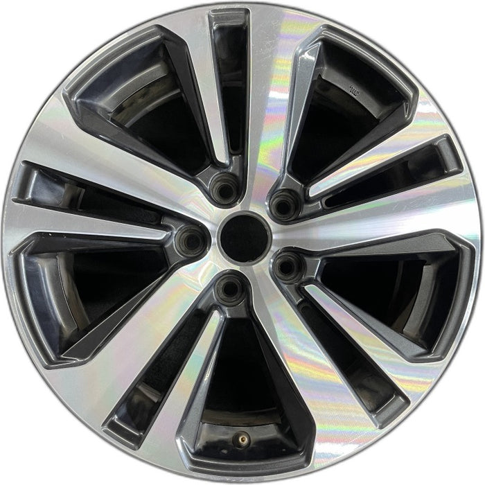 18" LEGACY 18 18x7 alloy Wag 5 spoke Limited machined center cap dark gray inlay Original OEM Wheel Rim