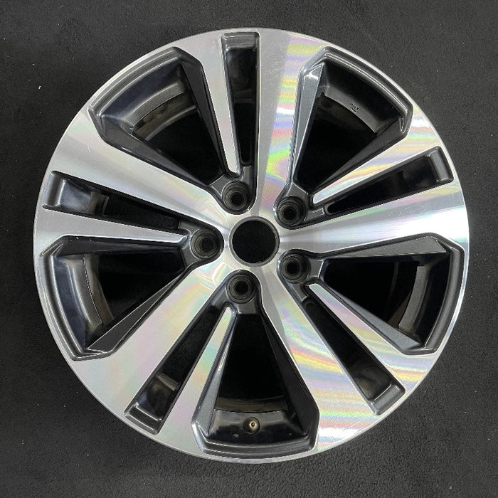 18" LEGACY 18 18x7 alloy Wag 5 spoke Limited machined center cap dark gray inlay Original OEM Wheel Rim