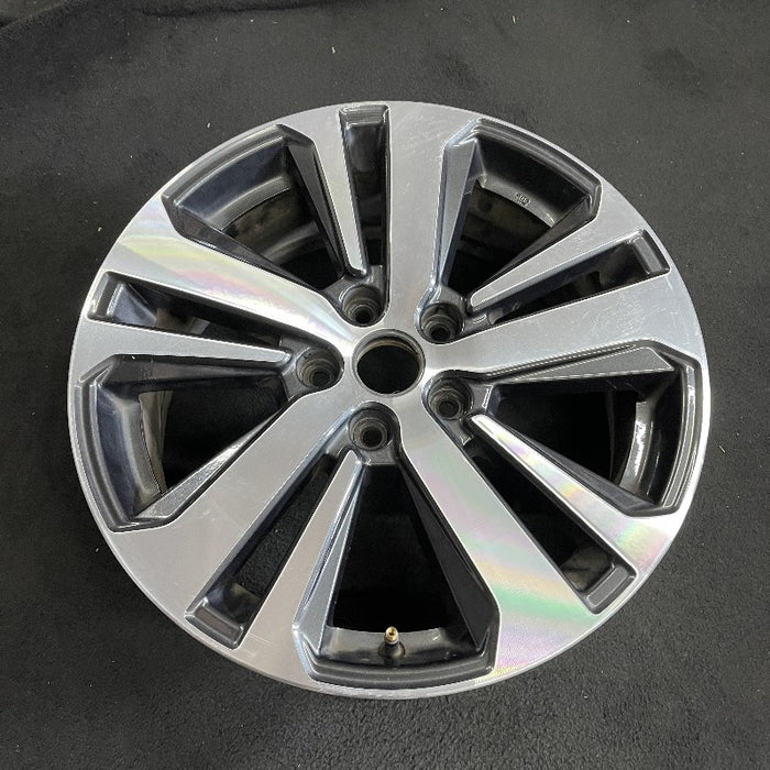 18" LEGACY 18 18x7 alloy Wag 5 spoke Limited machined center cap dark gray inlay Original OEM Wheel Rim