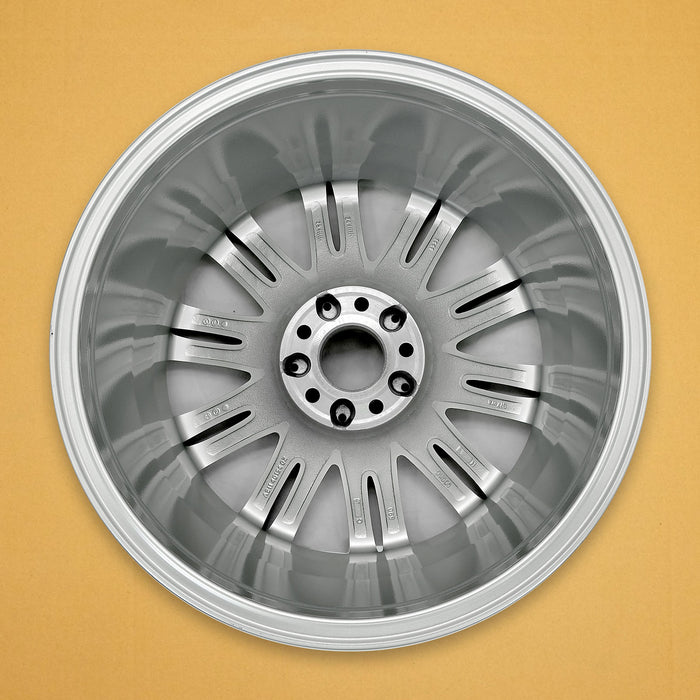 Front Rear For Mercedes E350 E550 OEM Design Wheel 18" 18x8.5 18x9 2007-2009 Machined Silver Set of 4 Replacement Rim