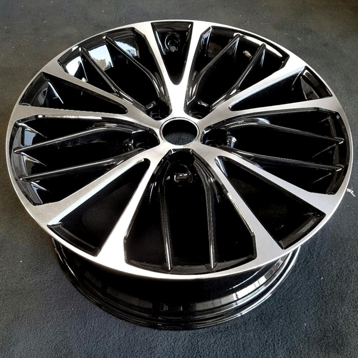 18" 18x8 Single New Machined Black Alloy Wheel For 2018-2022 Toyota Camry OEM Quality Replacement Rim