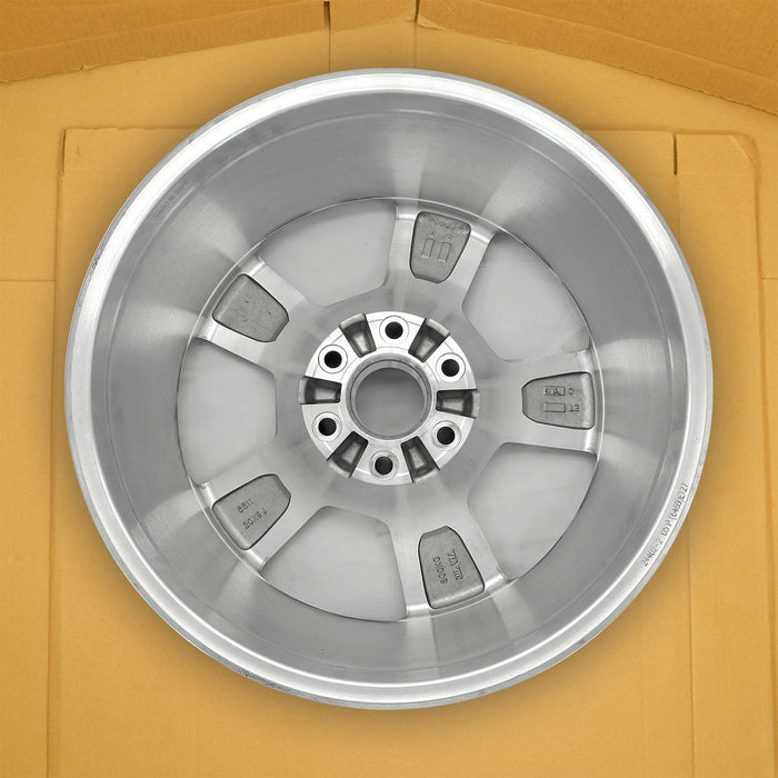 For Chevy Silverado 1500 Suburban Tahoe OEM Design Wheel 20" 20x9 2014-2020 Polished Single Replacement Rim