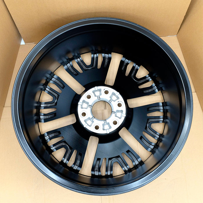 22" 22x9 Set of 4 Machined Black Wheels For Chevy GMC Sierra Denali Silverado Suburban Tahoe Yukon XL 1500 2019-2022 OEM Quality Replacement Rim