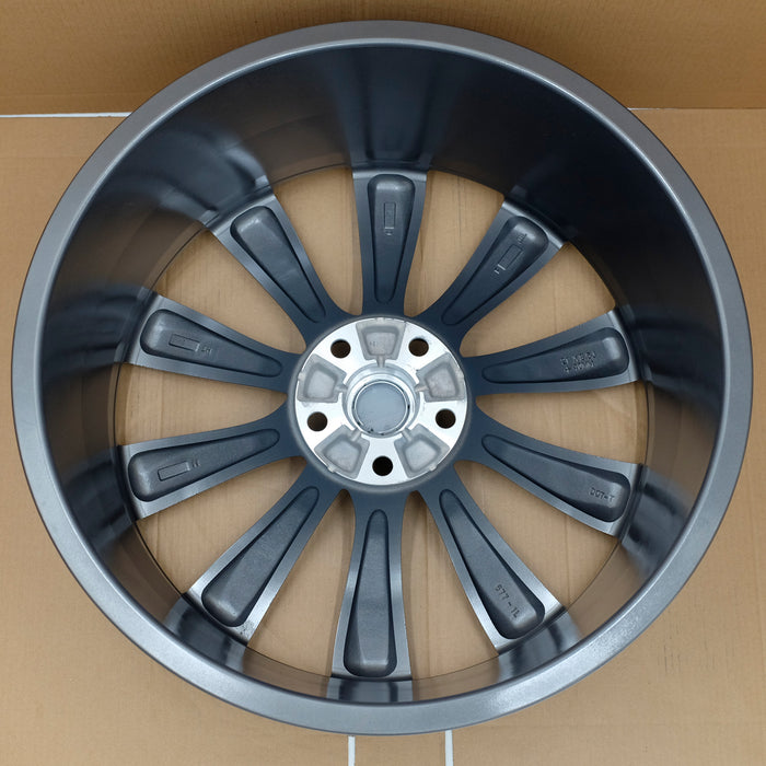 For Front Tesla Model S OEM Design Wheel 21" 21x8.5 2012-2017 Charcoal Set of 4 Replacement Rim