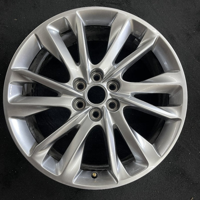 20" ENCLAVE 22-24 aluminum 20x8 closed spoke 12 spoke pearl nickel opt SUO Original OEM Wheel Rim