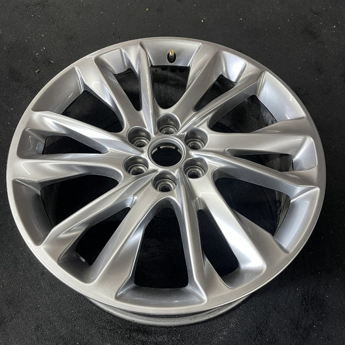 20" ENCLAVE 22-24 aluminum 20x8 closed spoke 12 spoke pearl nickel opt SUO Original OEM Wheel Rim