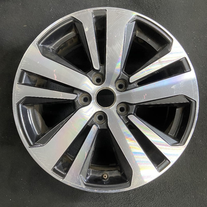 18" LEGACY 18 18x7 alloy Wag 5 spoke Limited machined center cap dark gray inlay Original OEM Wheel Rim