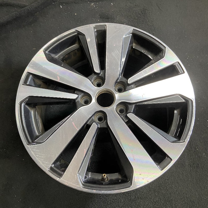 18" LEGACY 18 18x7 alloy Wag 5 spoke Limited machined center cap dark gray inlay Original OEM Wheel Rim