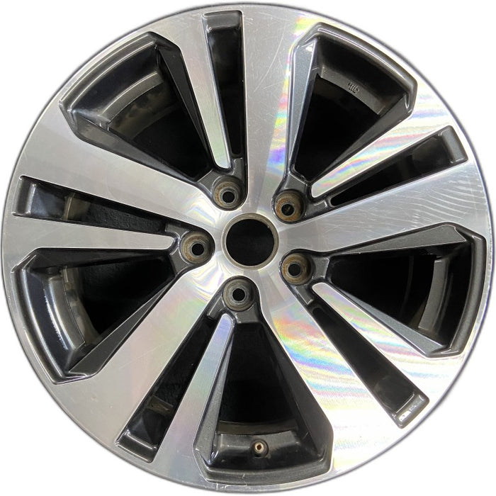 18" LEGACY 18 18x7 alloy Wag 5 spoke Limited machined center cap dark gray inlay Original OEM Wheel Rim