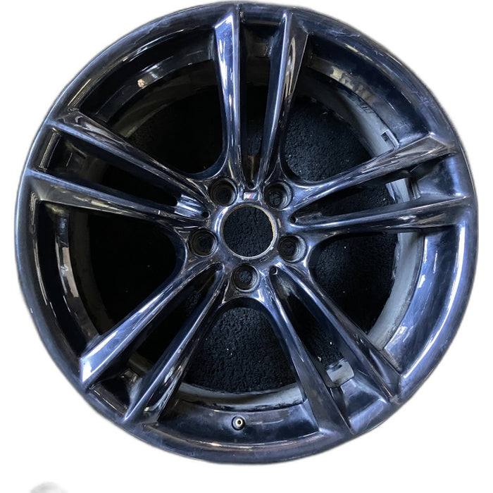 20" BMW 535i GT 10-17 20x8.5 alloy frt 10 spoke 5 double spoke peaked spoke edge Original OEM Wheel Rim